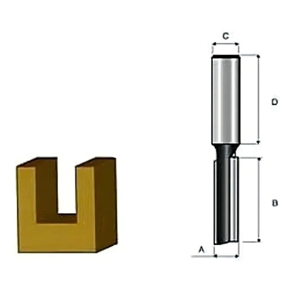 Fresa De Widea Reta Paralela 6,35x19xh6mm Makita - 703001