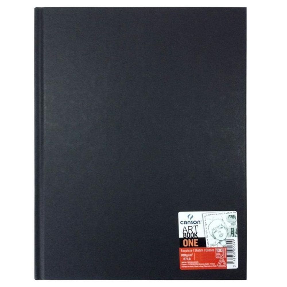 Livro croquis one 21,6x27,9cm 100g com 100 folhas Canson