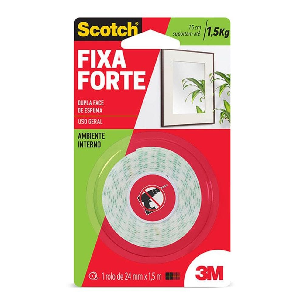 Fita dupla face espuma banana 24mmx1,5m 3M