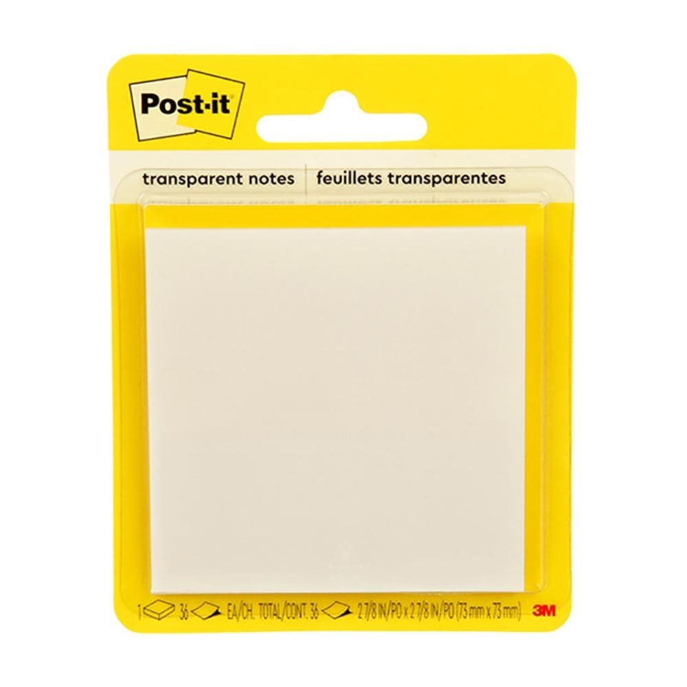 Bloco Post it Transparente com 36 fls - 3M