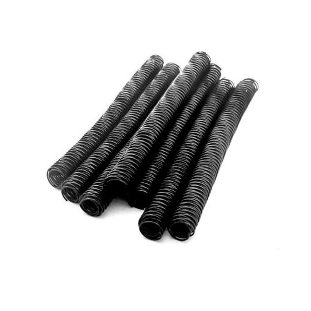 Espiral 23mm para 140 folhas preto pacote com 60 unidades Mares