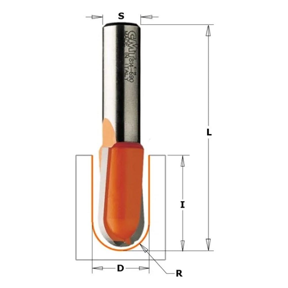 Fresa De Widea Para Canto 6 X 12,7 X 3mm Cmt - 71406011