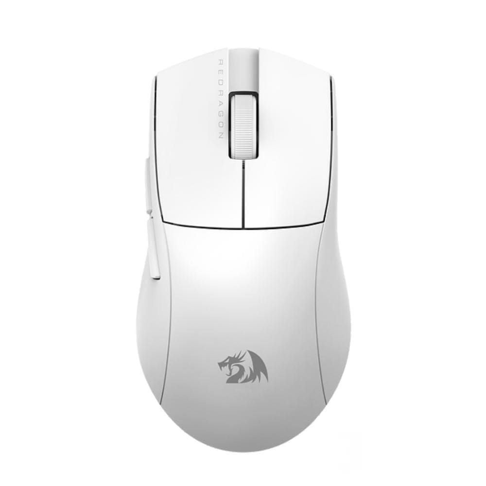 Mouse Gamer sem Fio Redragon King 4K Pro - 26000dpi - 7 Botões - 4000Hz - Branco - M916W-PRO-4K