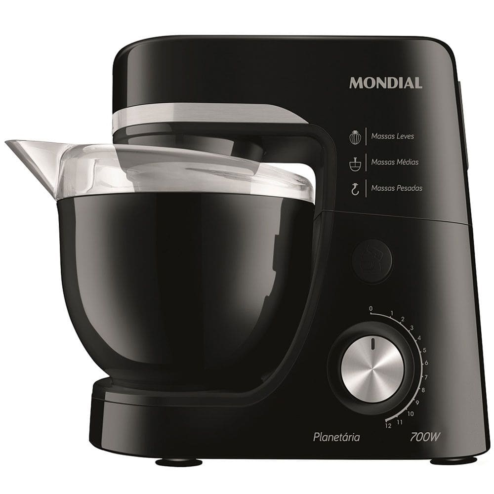 Batedeira Planetaria Mondial BP-03-B 700W 12 velocidades