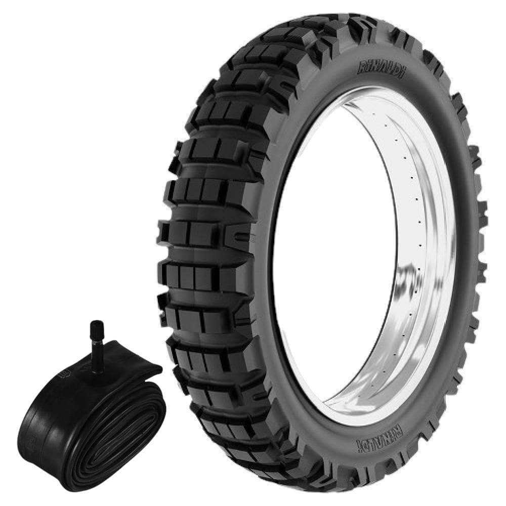 Kit Pneu Cross Trilha 140/80-18 70r He42 Rinaldi + Camara