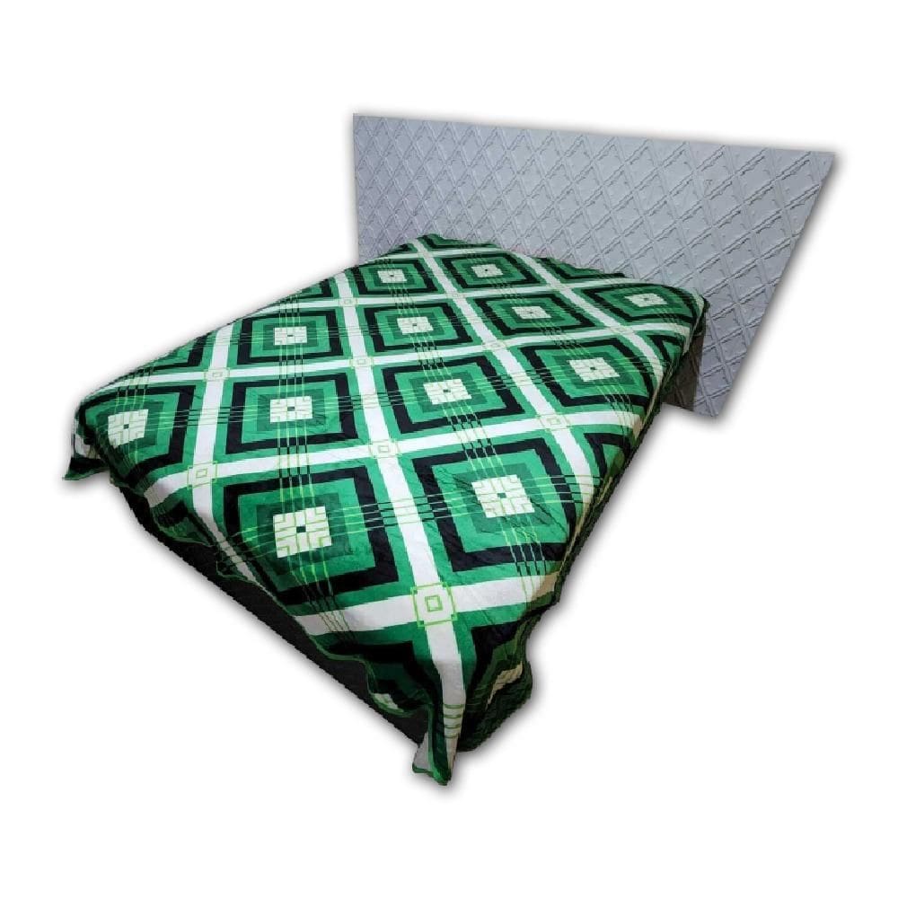 Cobertor Manta Dupla Face Sherpa Casal 2,00X2,20 Verde 03
