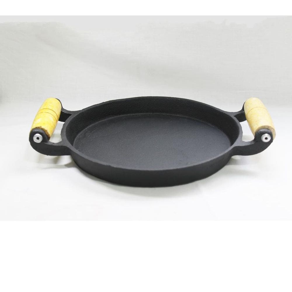 Frigideira Chapa De Ferro Fundido Petisco Duas Alças 20Cm