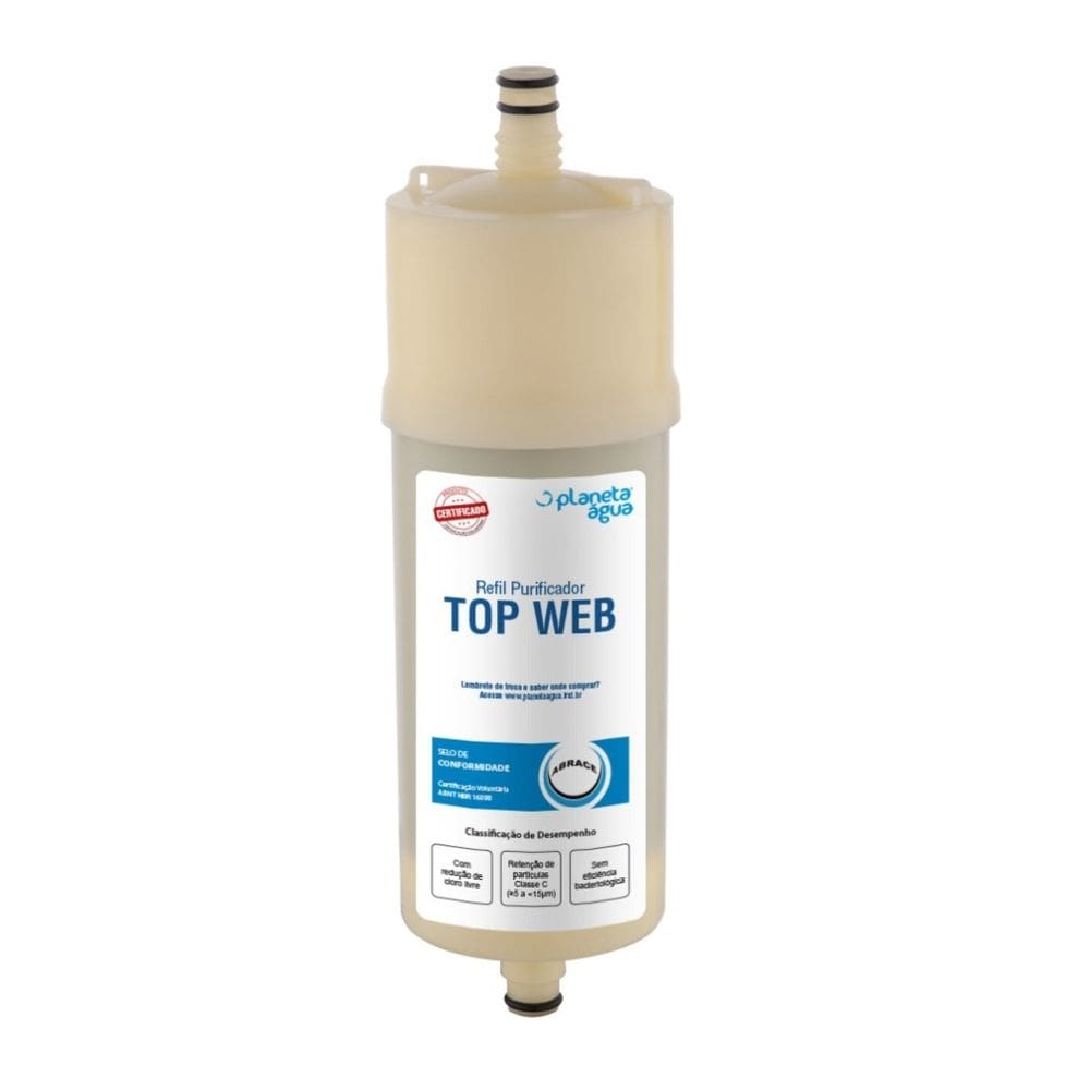 Refil Filtro Planeta Água Top Web para Purificador de Água Europa HF By Hebe e Bliss - Compatível