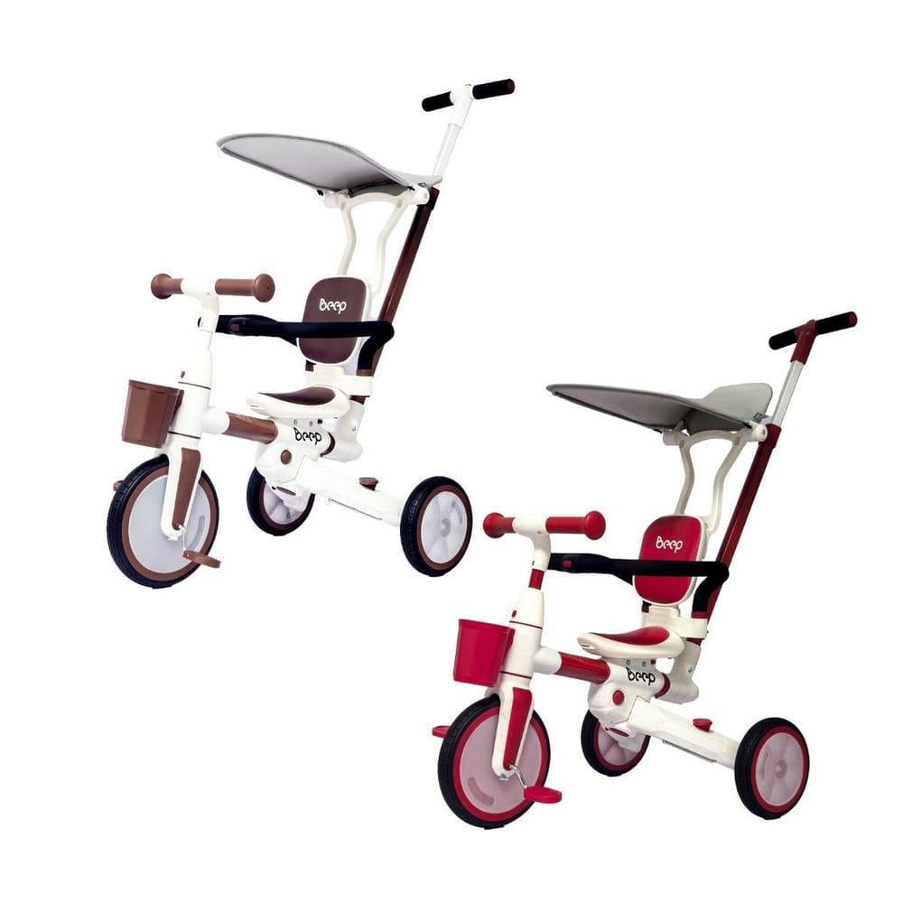 Triciclo Bicicleta Equilíbrio Sem Pedal Maxi Toys - Marrom