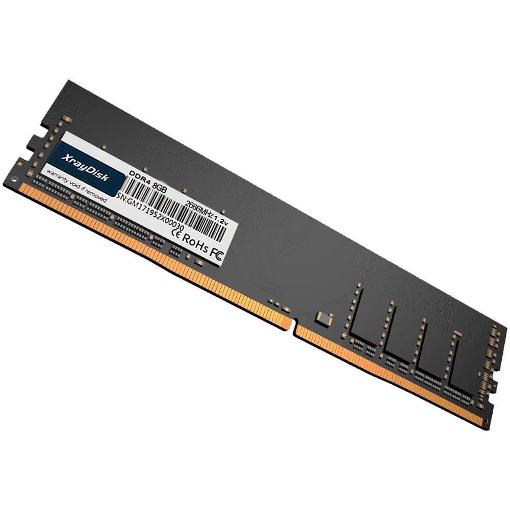 Memória Ram Desktop 8Gb 2666Mhz 1.2V Ddr4 Xraydisk - Preta