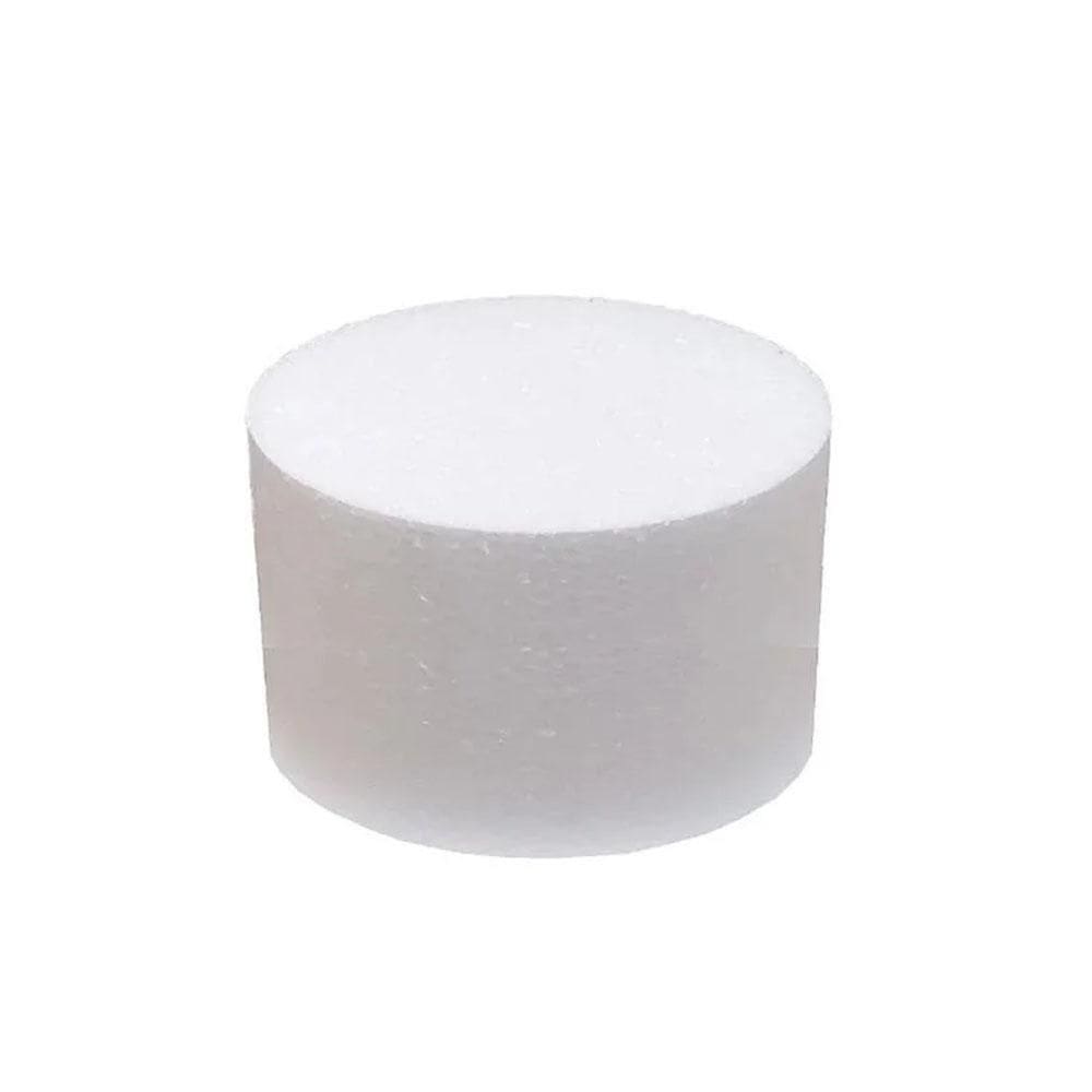Base Para Bolo Isopor Redondo 150X080Mm 1Und Styroform
