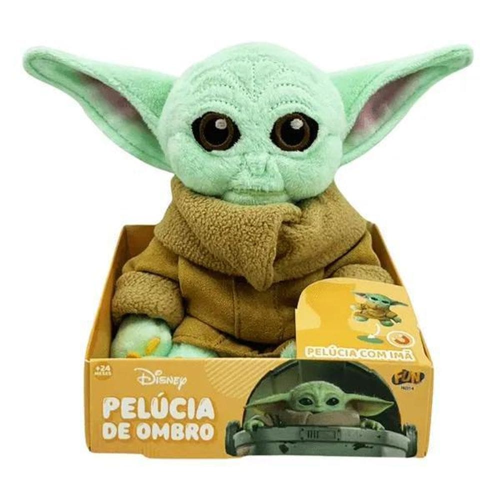 Pelucia De Ombro 10Cm Star Wars Grogu Fun