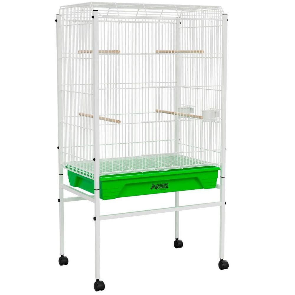 Viveiro Grande Canário Periquito E Agaporni Malha Fina Verde