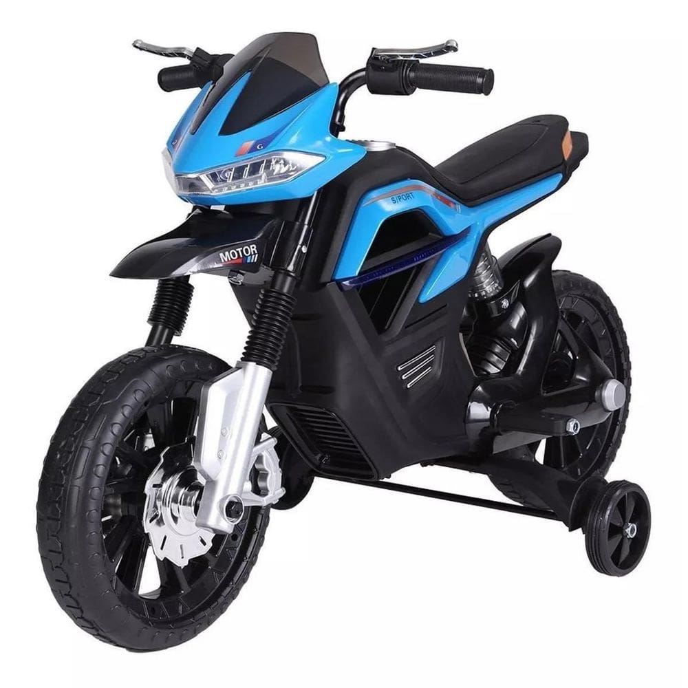 Moto Elétrica Infantil Bel Big Trail Brink Azul