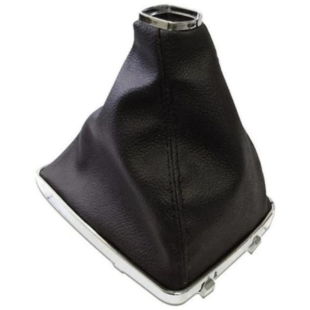 Coifa Câmbio Vectra Preta Aro Cromado