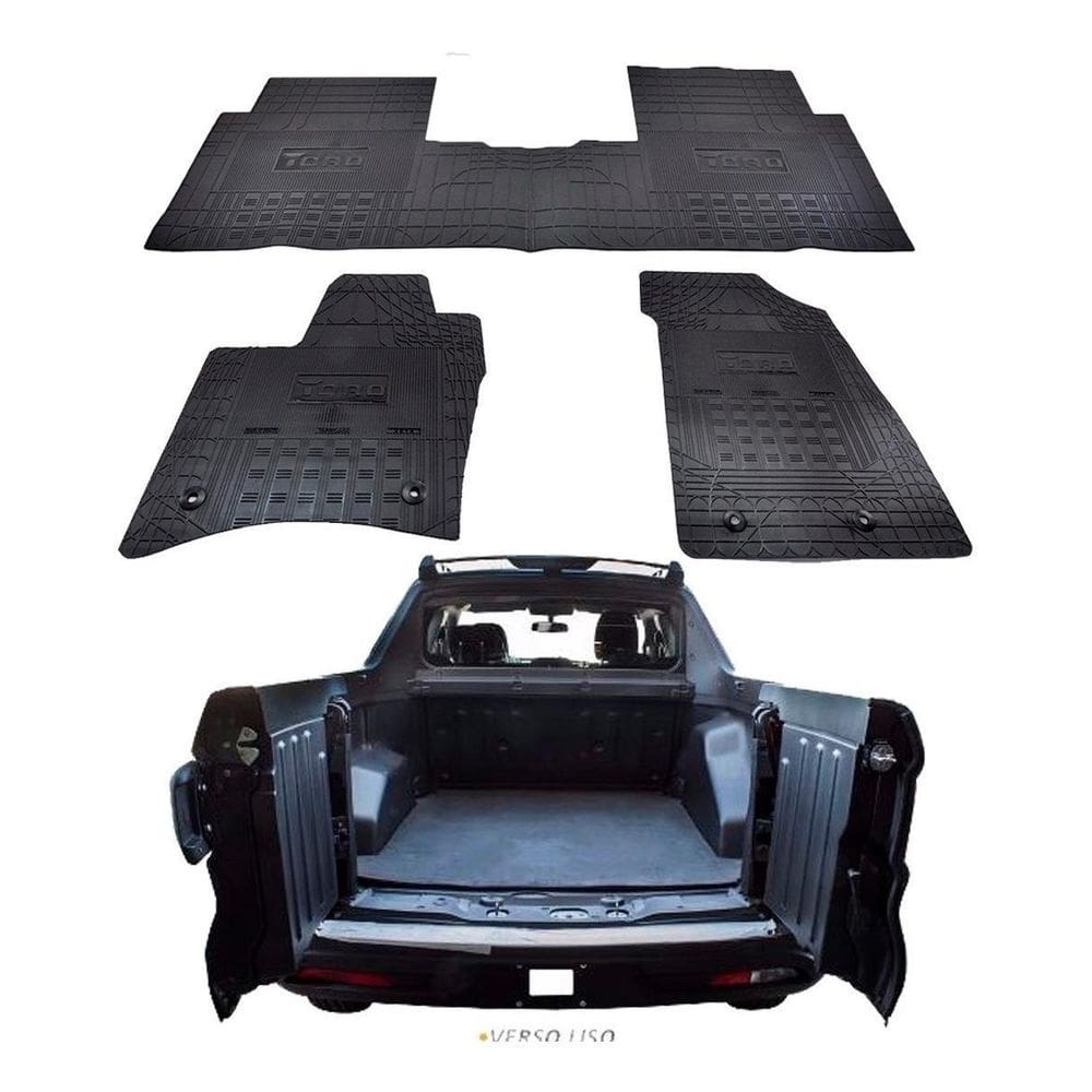 Tapete Interno Reforçado Fiat Toro Caçamba Eva 2016 Diante