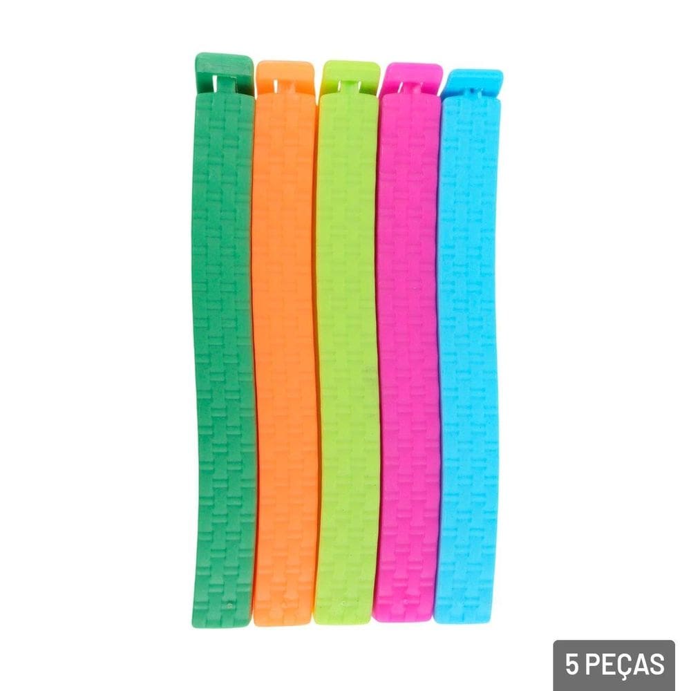 Lacre Para Embalagem 14,5cm 5 Peças Color - Tudo em Caixa