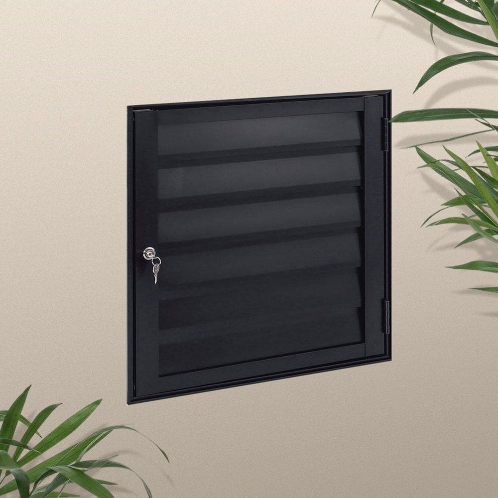 Portinhola de Abrir 80x80cm Fortline Preto