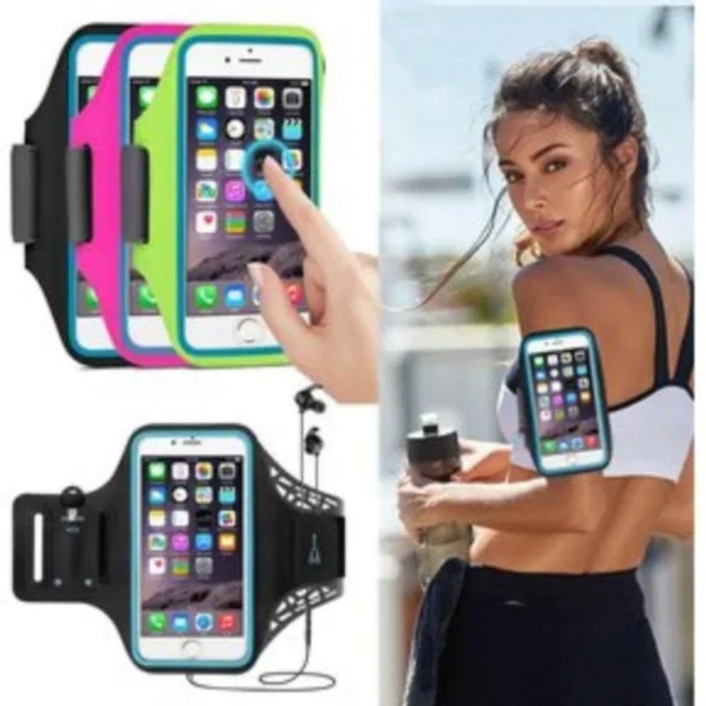 Suporte de celular para pulseira esportiva