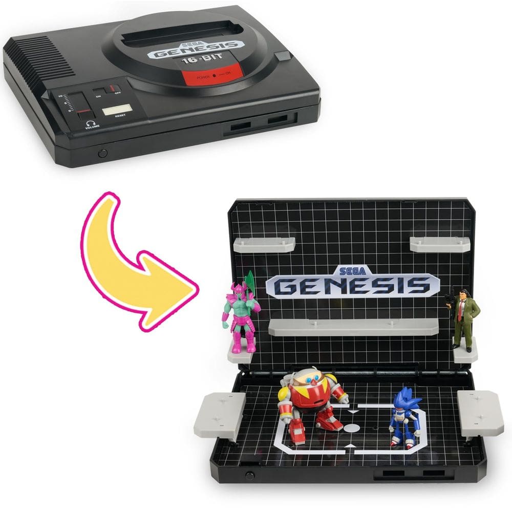 Expositor Bundle de Jefes Supervillanos de Console Heroes SEGA Genesis