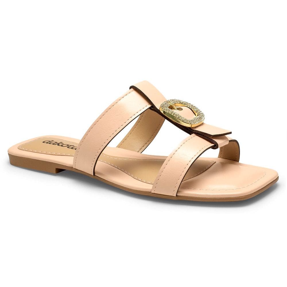 Sandália Rasteira Dakota Y9591 Feminina - Rosado