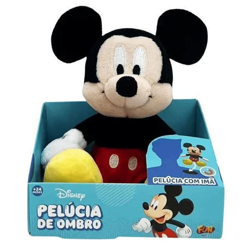 Pelucia De Ombro 10Cm Disney Mickey Fun