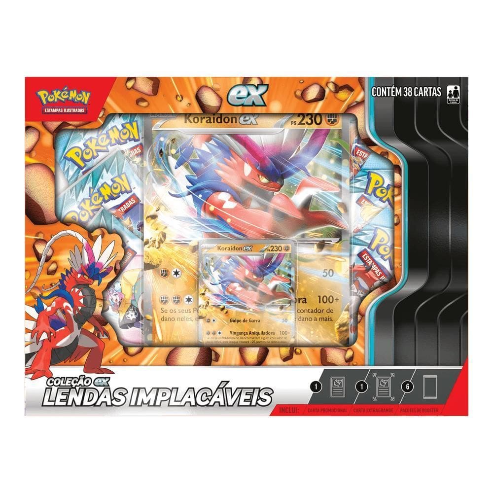 Cartas Pokémon Jogo Lendas Implacáveis Cards Copag Koraidon