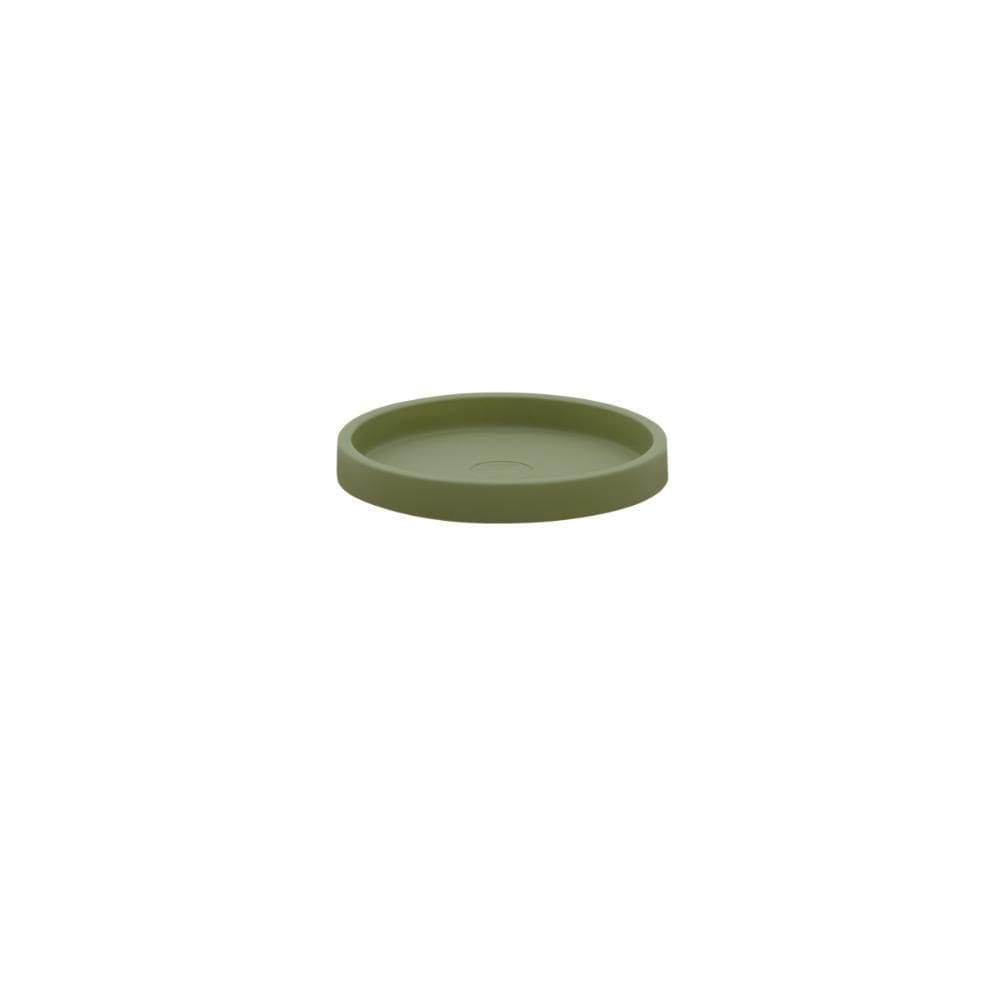 Prato Para Vaso Tramontina Em Polietileno Verde Oliva M