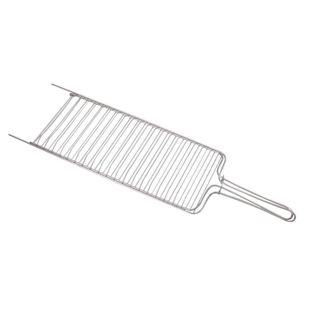 Grelha Dupla Para Churrasqueira Peixes Frango 68Cm Madefer