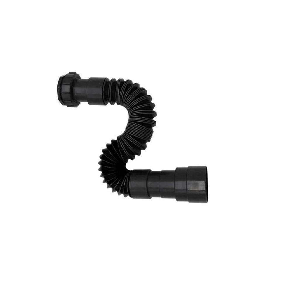 Sifão Sanfonado 72 Cm Preto - Unifortte - Socel