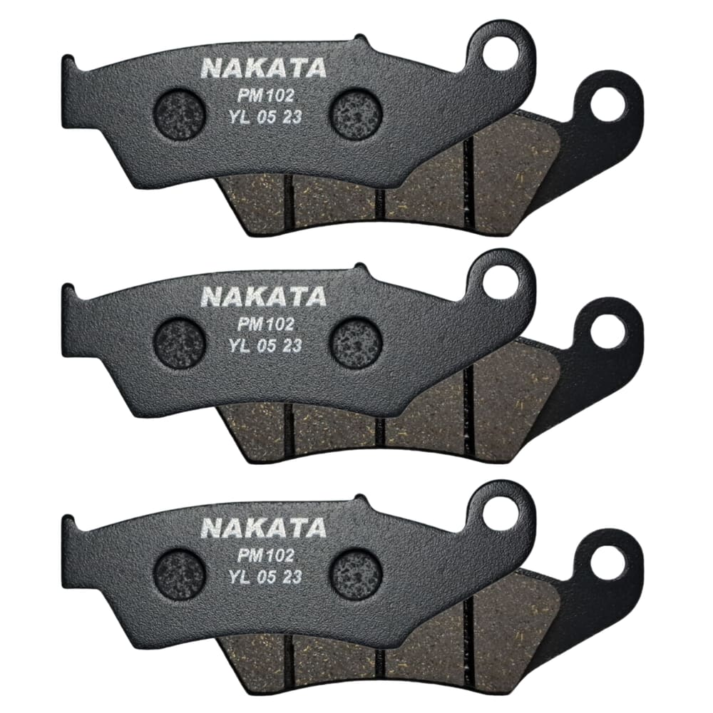 03 Pastilha De Freio Nakata Dianteiro Honda Nx 150/Nx 4 Falcon 400/Xr 200 R/Xre 300