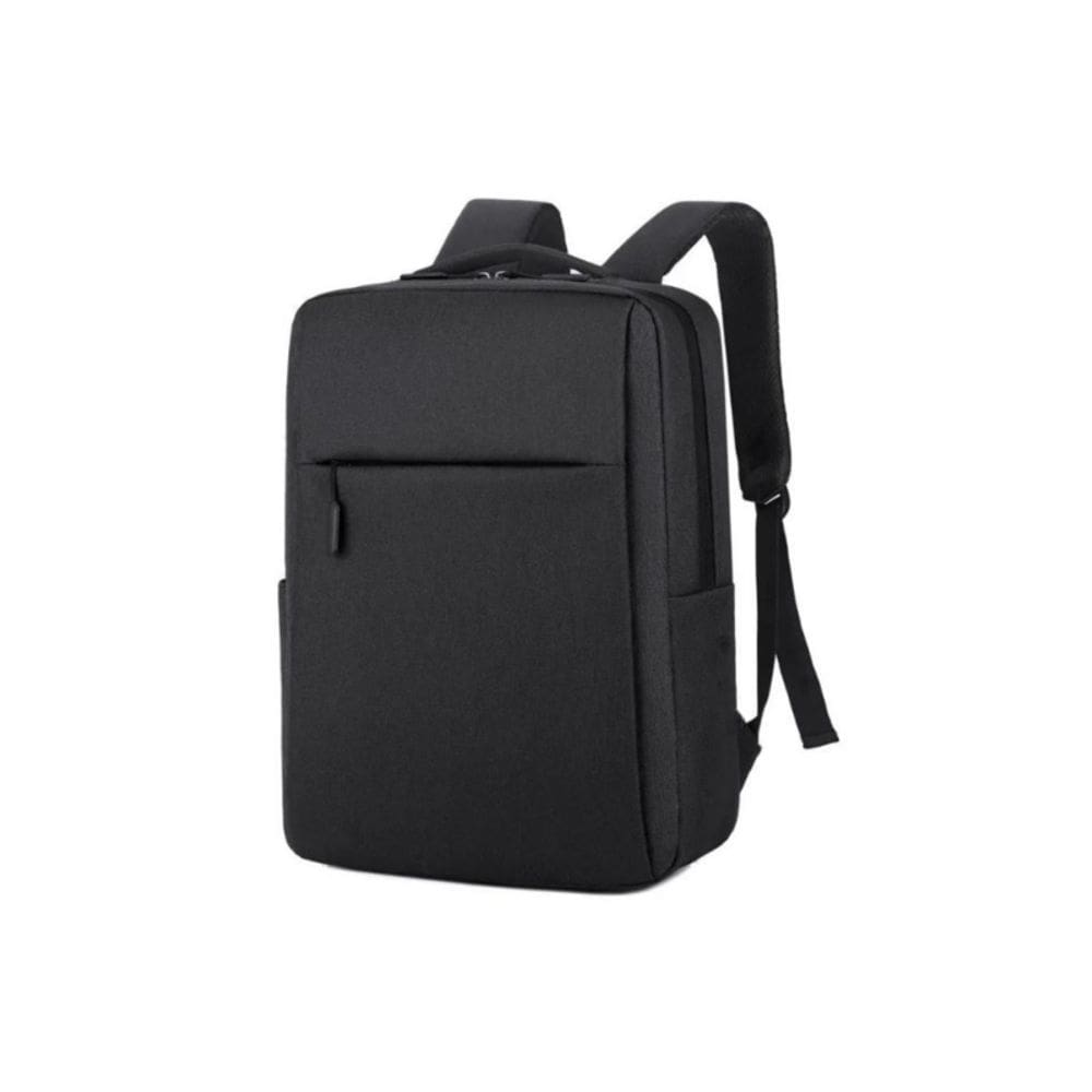 Porta USB de mochila para notebook masculino de 14-15,5 polegadas preta