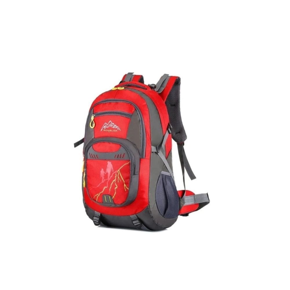 Mochila Trekking Camping 50L impermeável azul marinho
