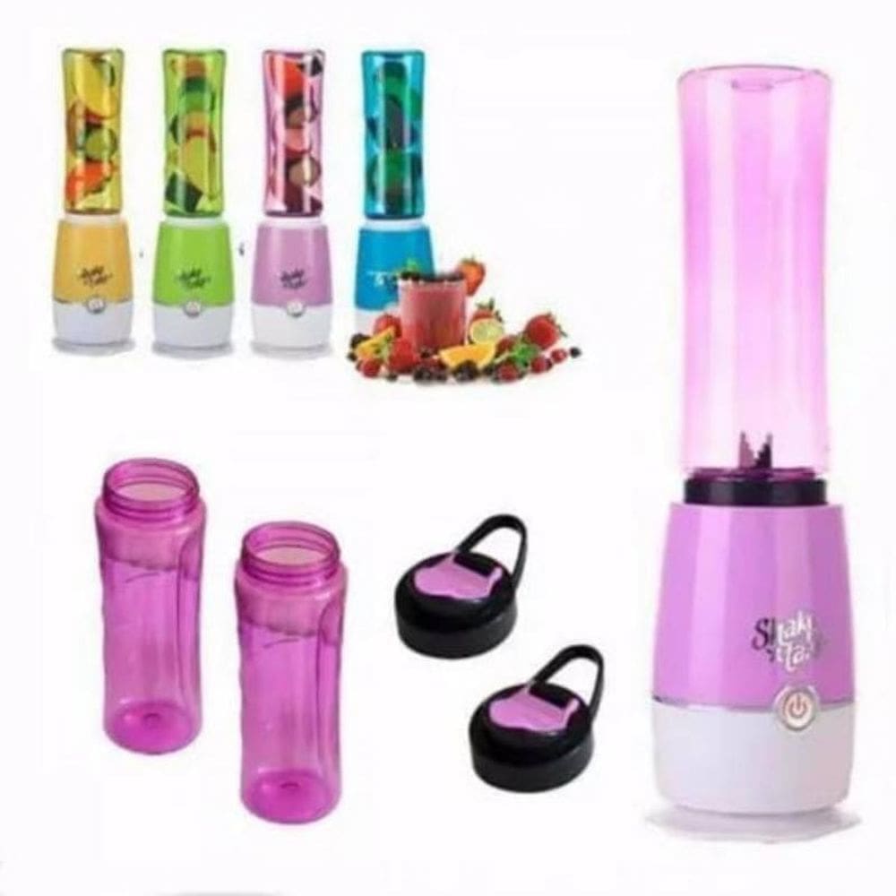 Espremedor de liquidificador portátil com duas xícaras para comida e máscara para bebês