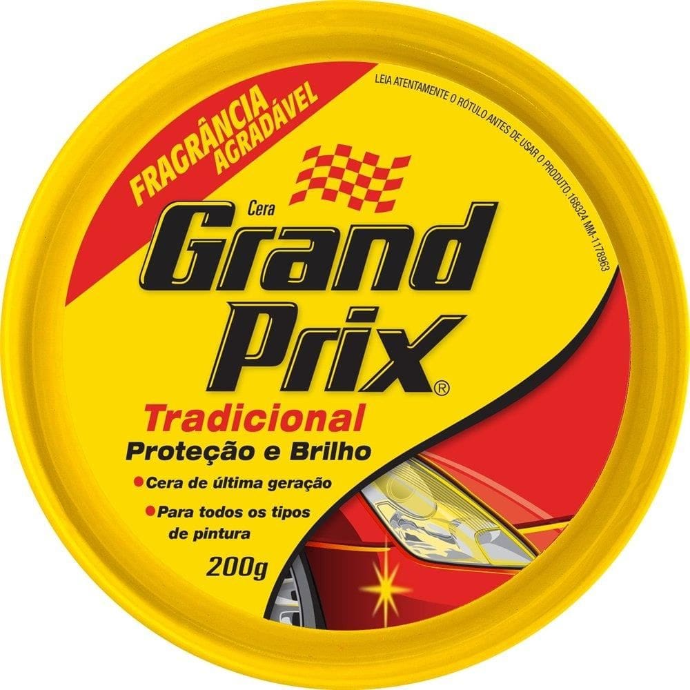 Cera Automotiva Grand Prix Tradicional SM Importado 200g