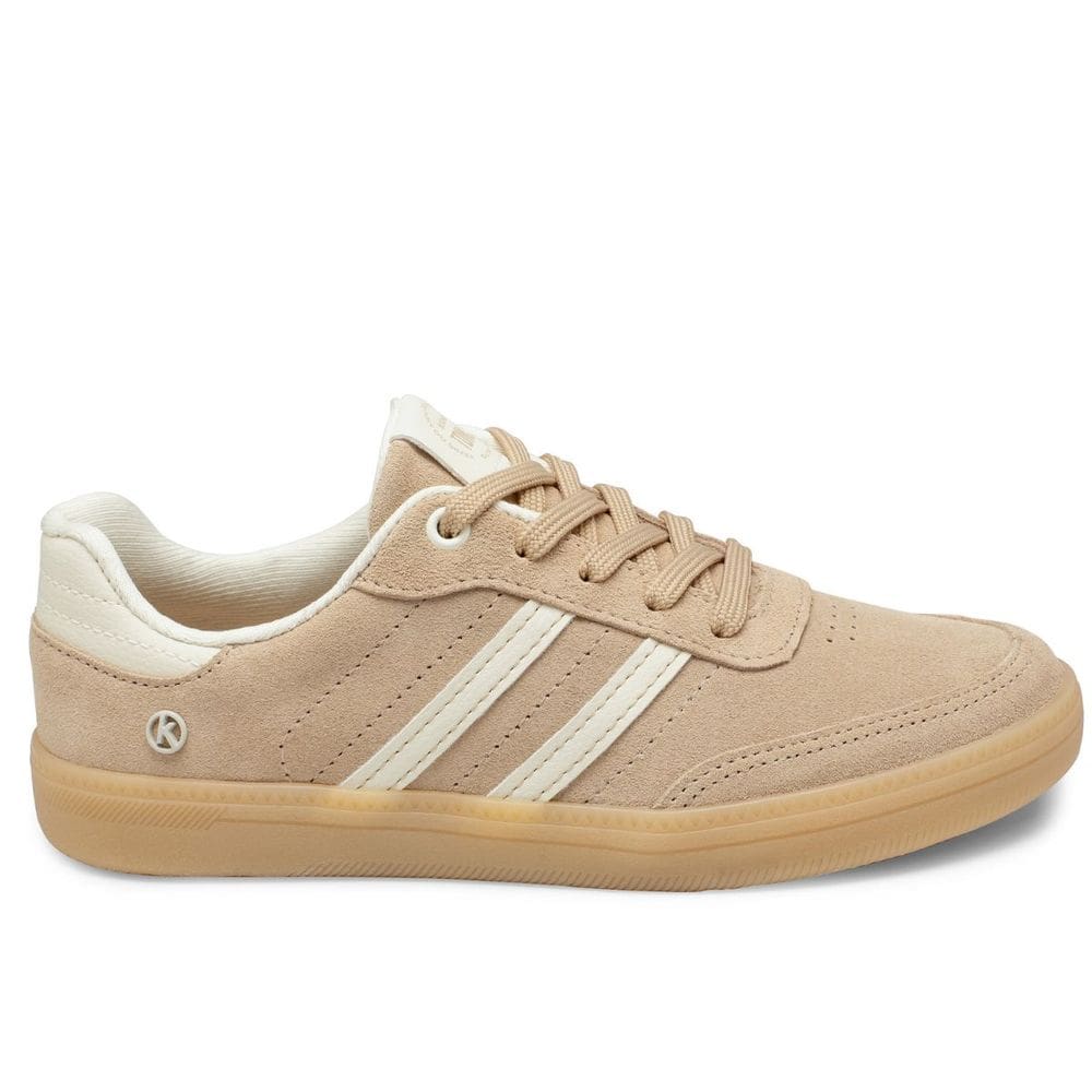 Tênis Kolosh Couro Feminino Casual Camurça Confortável Verão C3905