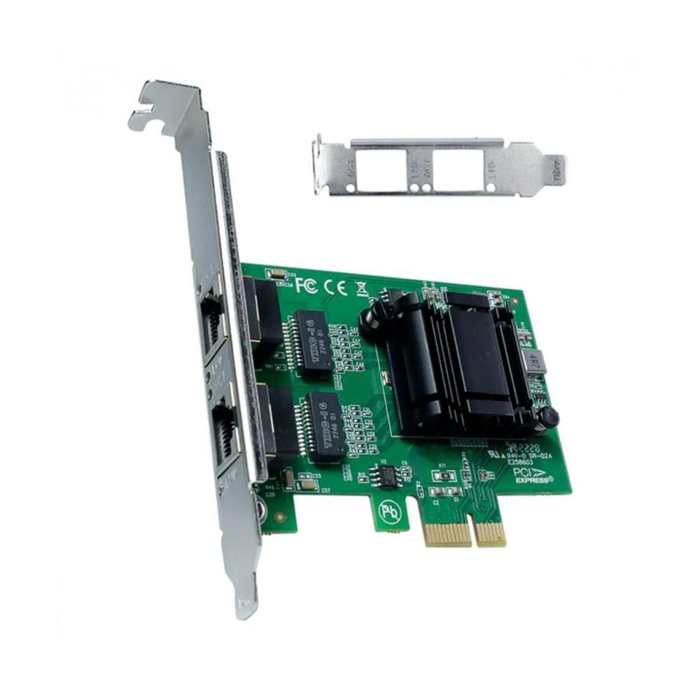 Placa de Rede Vinik PCI-e Dual Port 1000Mbps