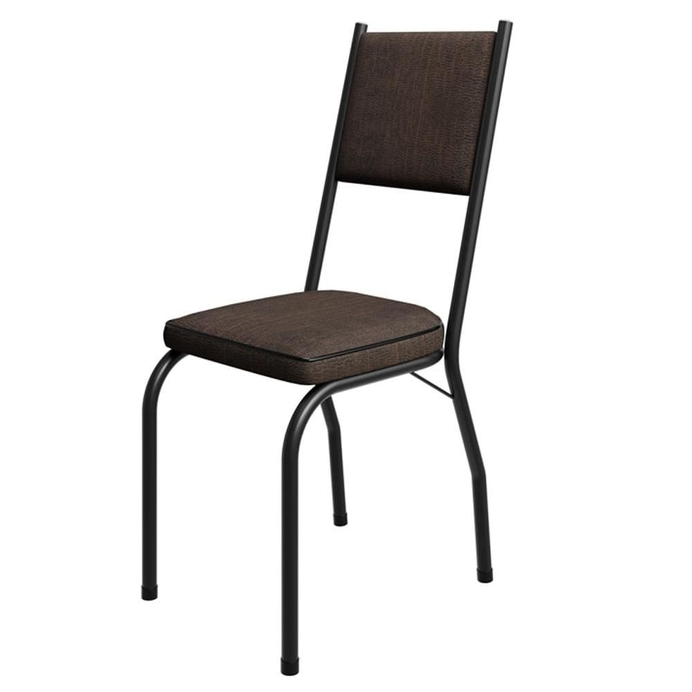 Cadeira Tubular Europa 258 Preto ARTEF