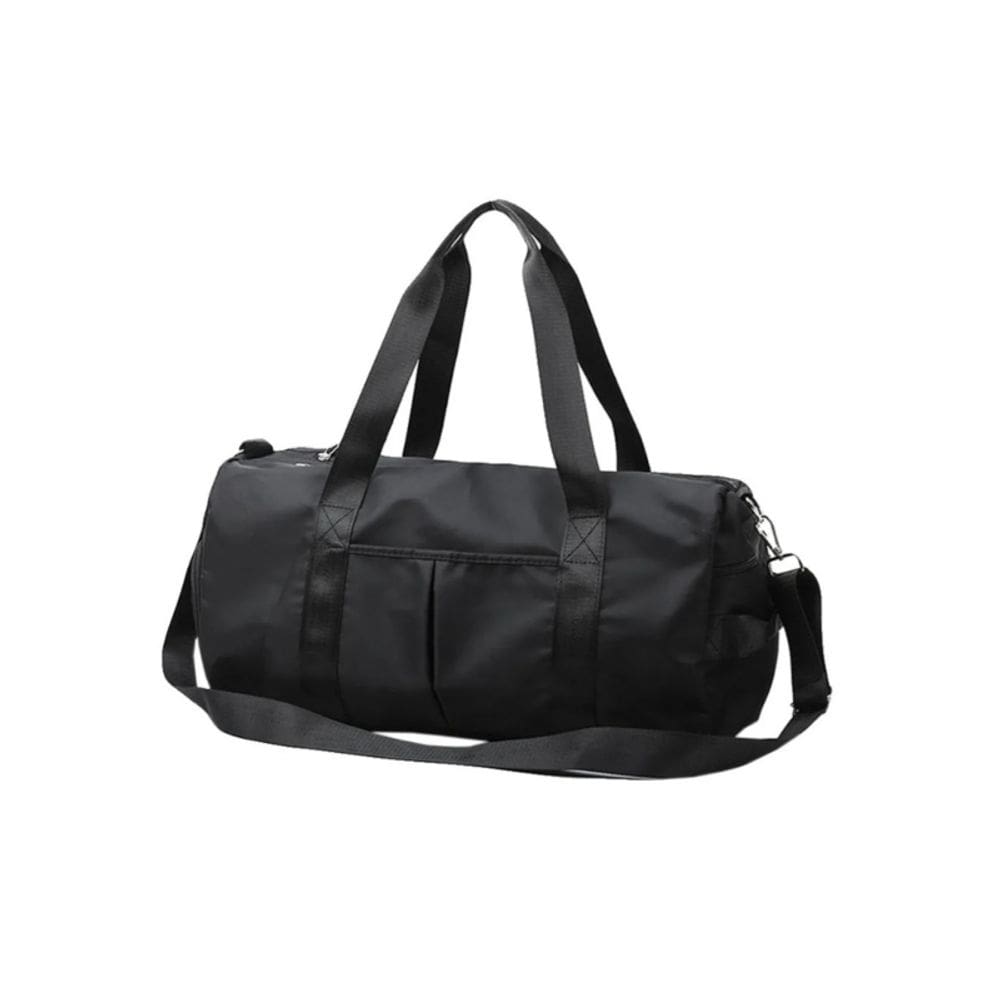Bolsa de viagem impermeável, espaçosa, preta