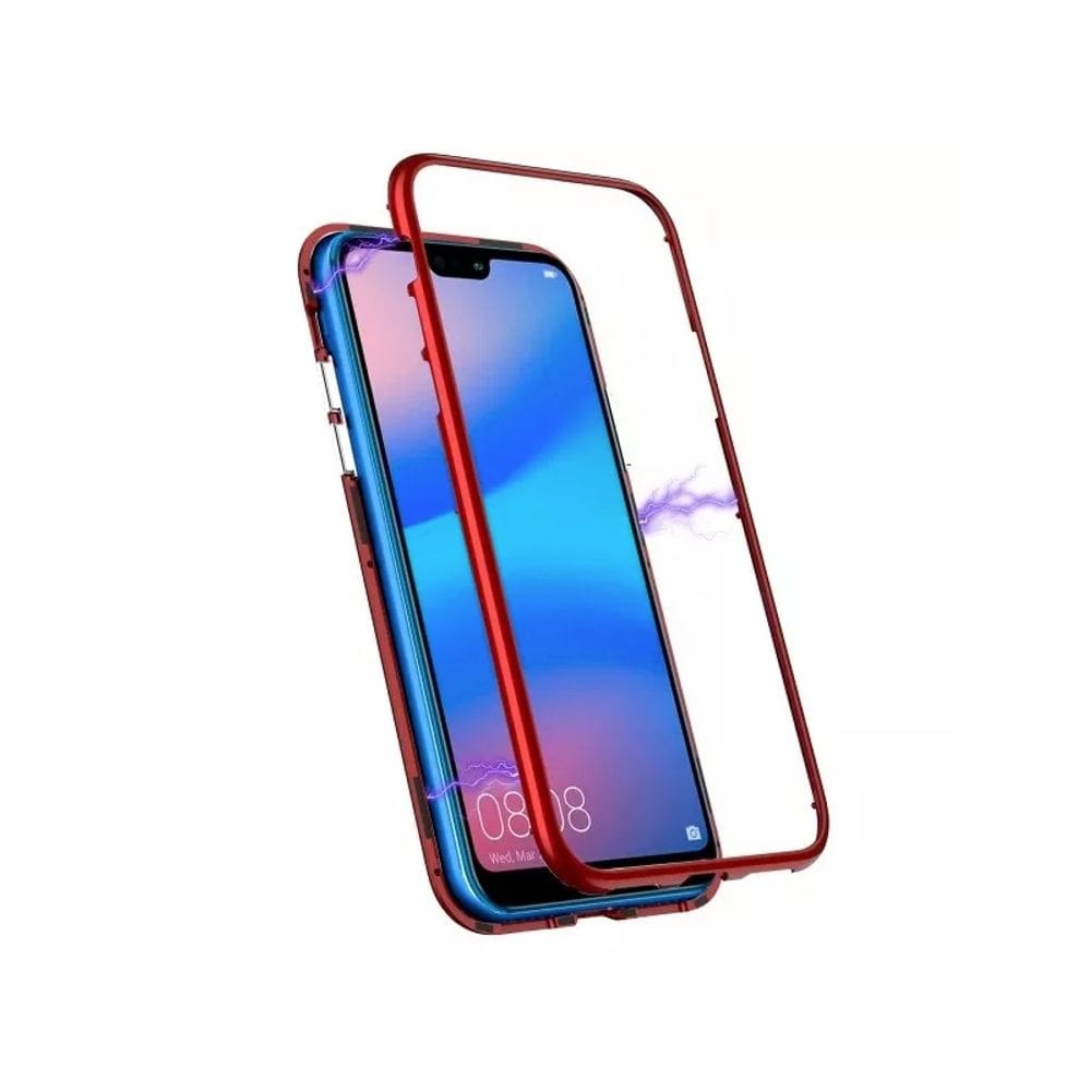 Capa magnética para Huawei P20 Lite - vermelha