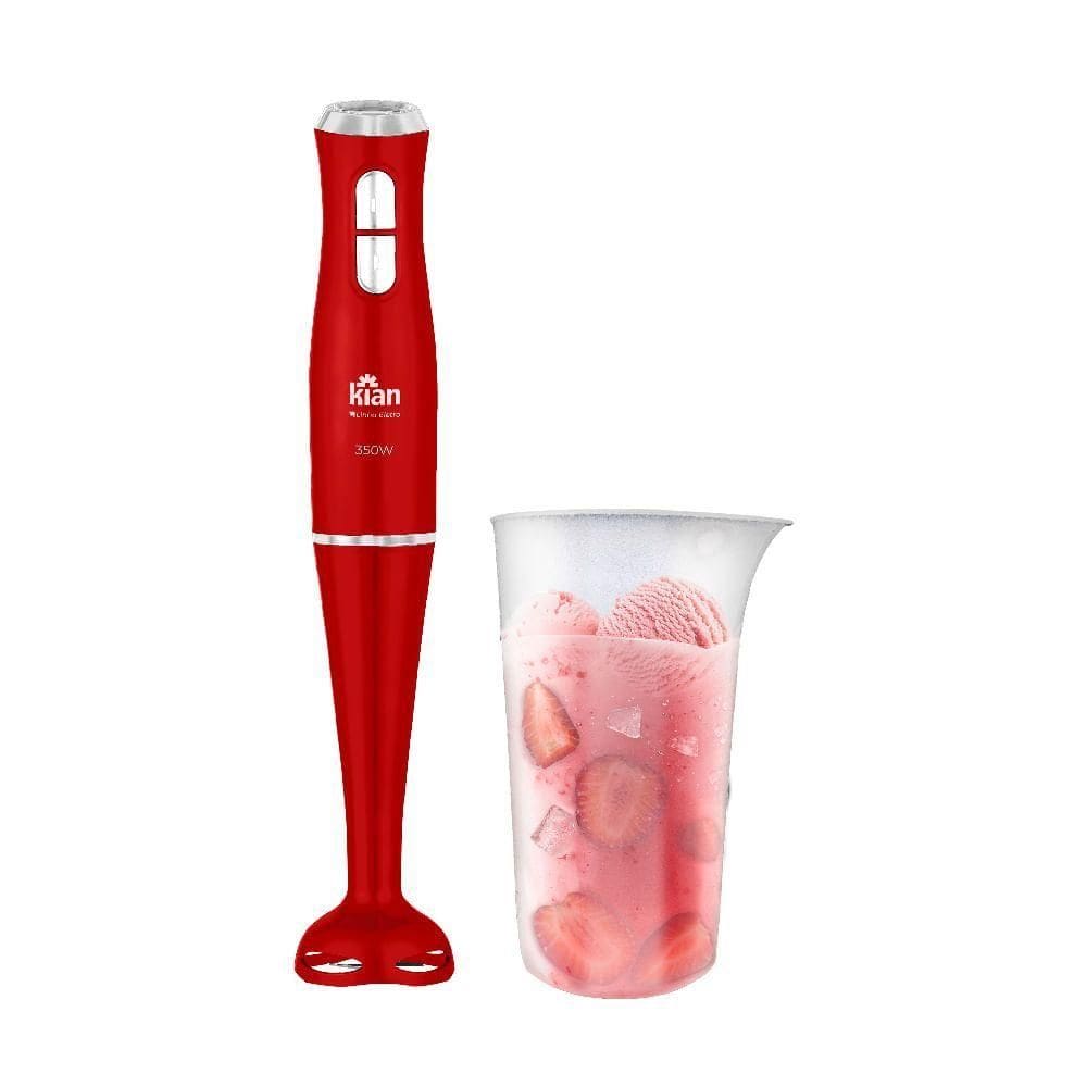Mixer Com Copo 700ml 350 Watts 220 Volts Vermelho - 24462 - Kian