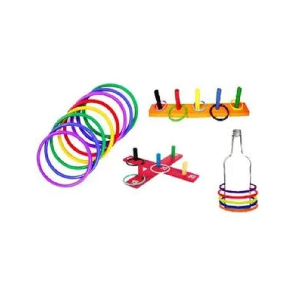Argola Plástica Cores Pacote Com 6 Unidades