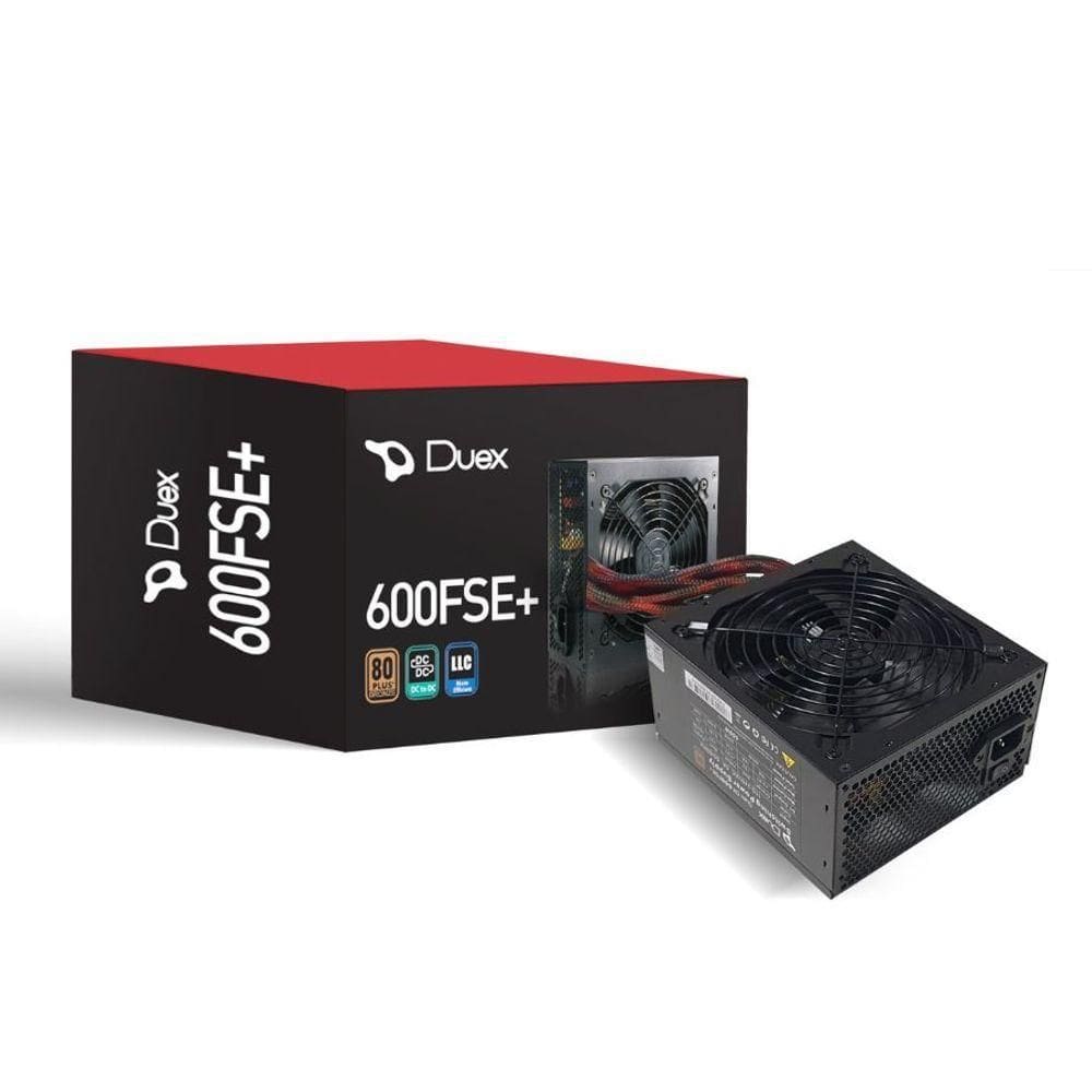Fonte Atx 600w R Duex 600fse+ 80pl