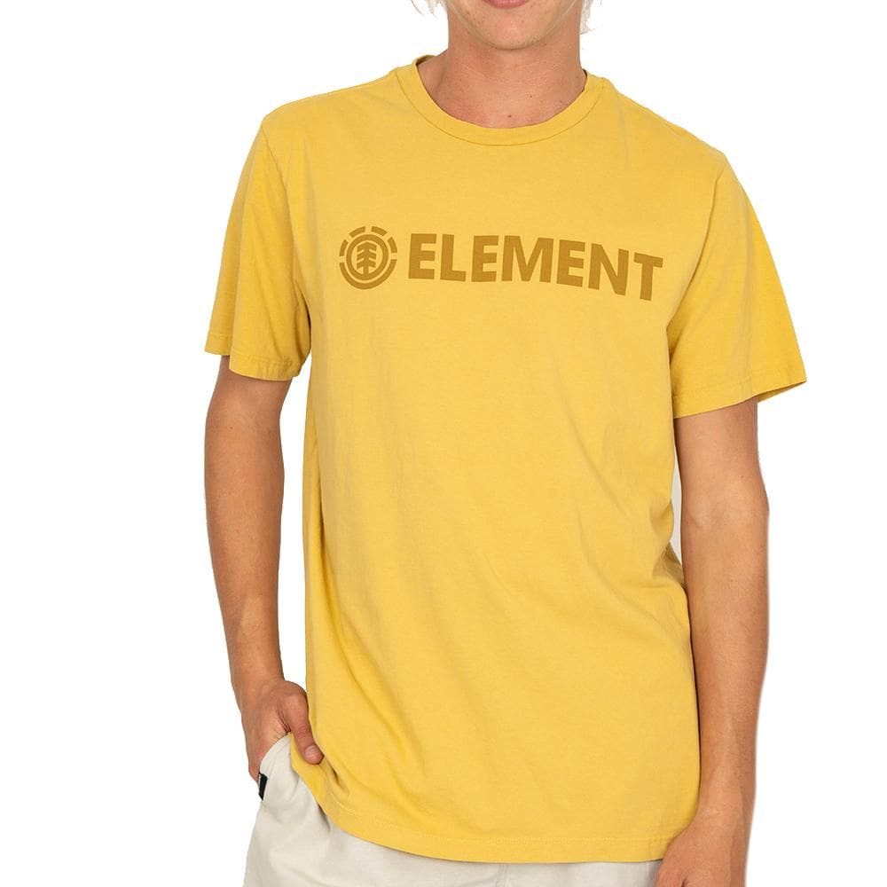 Camiseta Element Blazin SM26 Masculina Mostarda