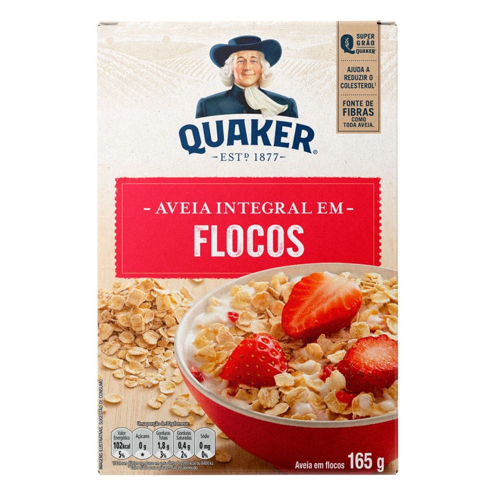 Aveia em Flocos Quaker 165g