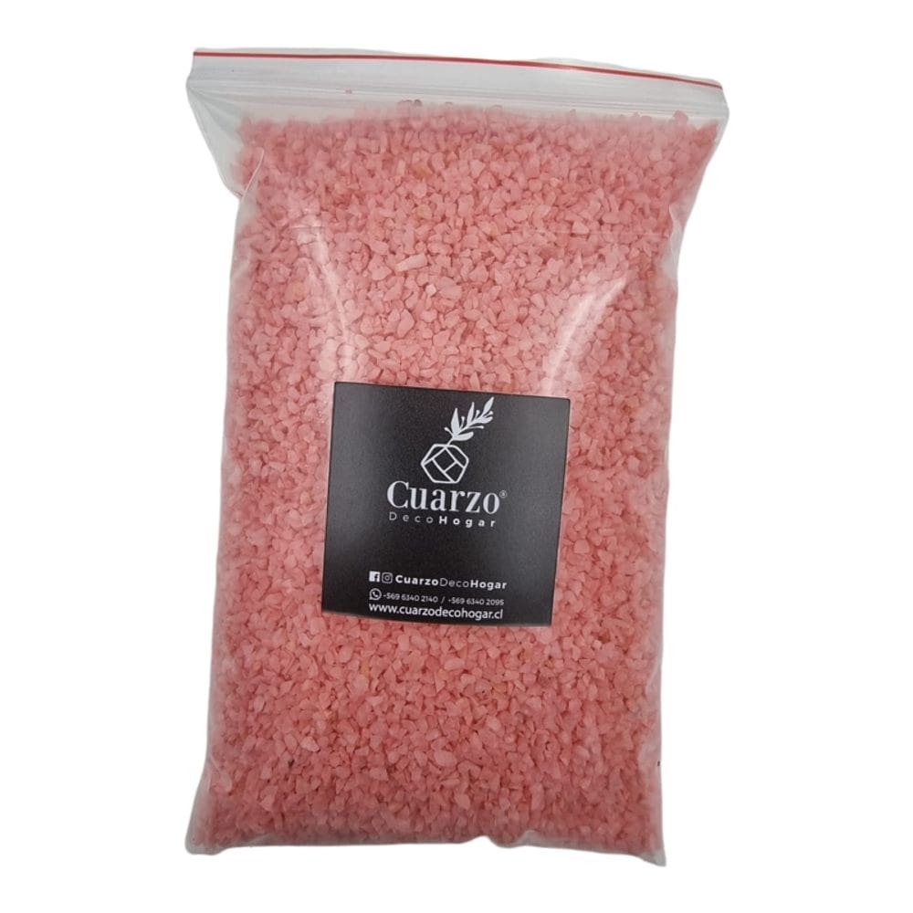 Quartzo granulado decorativo rosa macio para vasos e artesanato