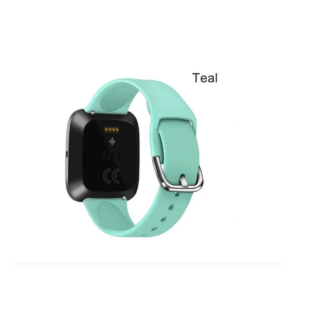 Pulseira de silicone para relógio Fitbit Versa 2/1 Lite - Turquesa
