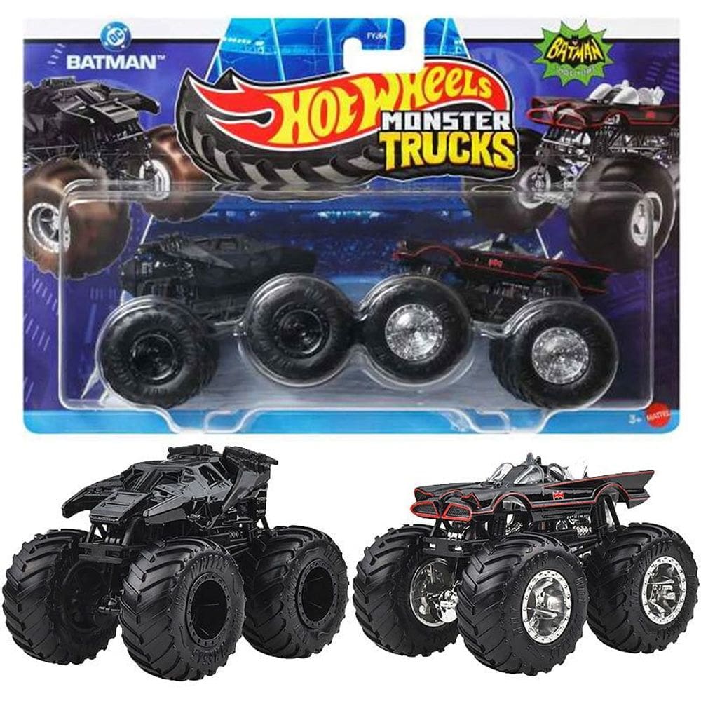 Carrinhos Hot Wheels - Tumbler Batman X Classic Monster Truck MATTEL