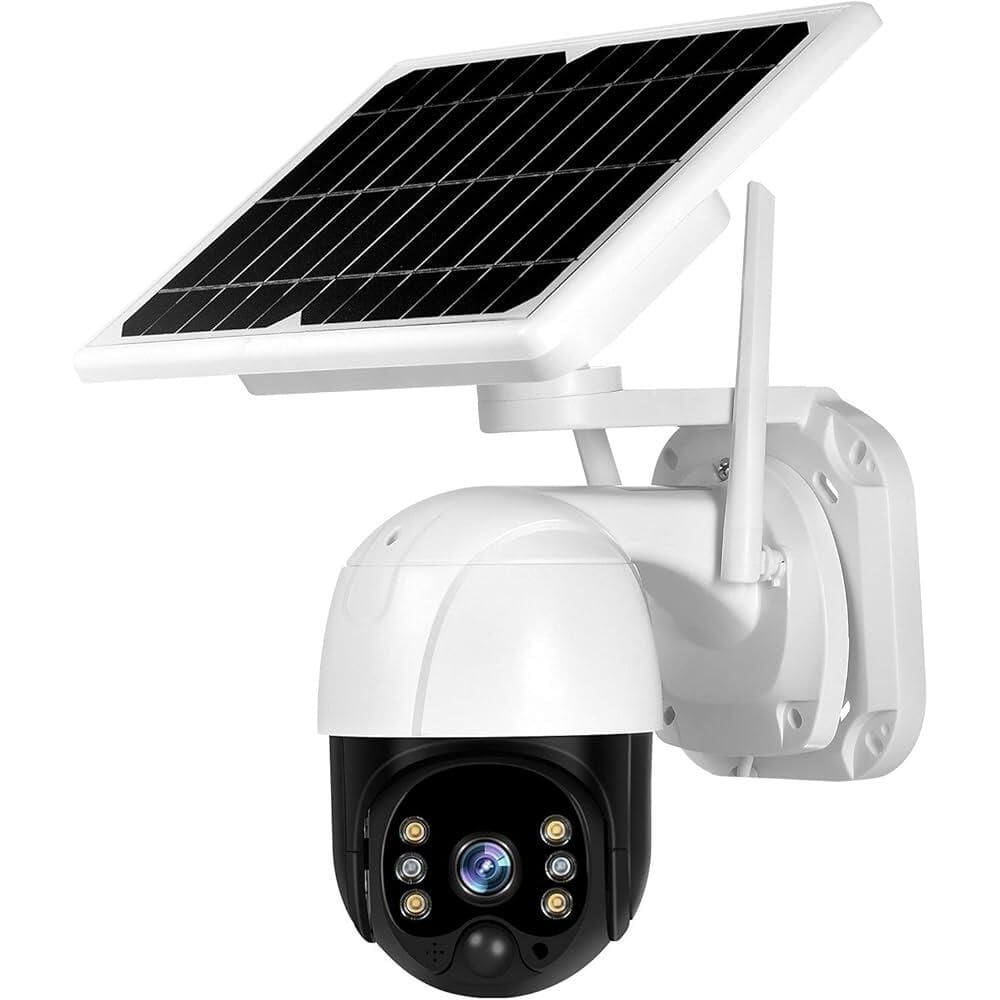 Câmera de segurança com placa solar - Tudo em Caixa