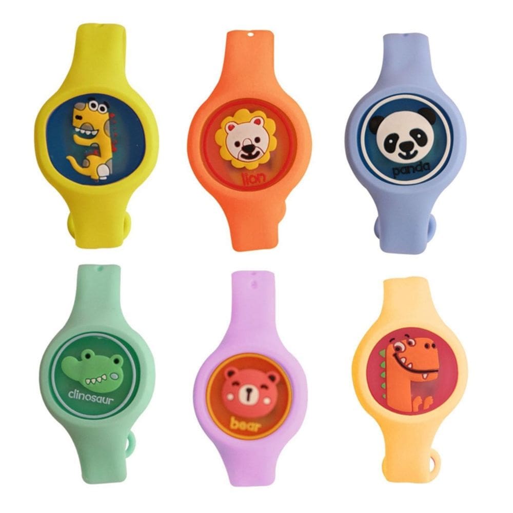 Pulseira de relógio repelente de mosquitos para crianças